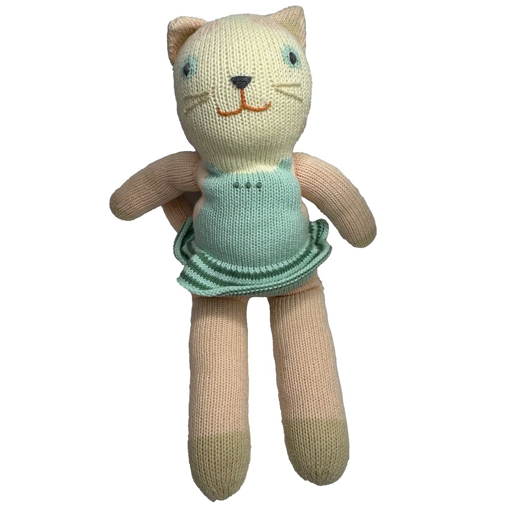 BlaBla Splash the Cat Ballerina Knit Plush Stuffed Animal Bathing suit 14"
